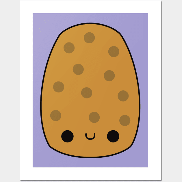 Cute Kawaii Potato Wall Art by KawaiiByDice